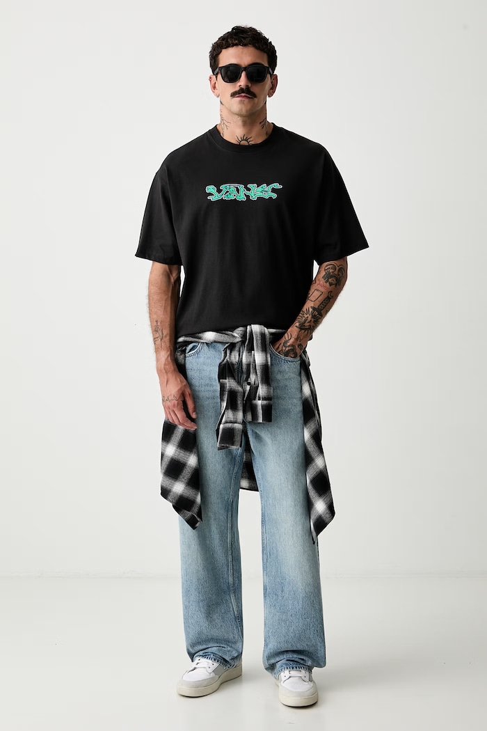 Vans T-shirt męski bawełniany VN000SXTBLK1 czarny SS26