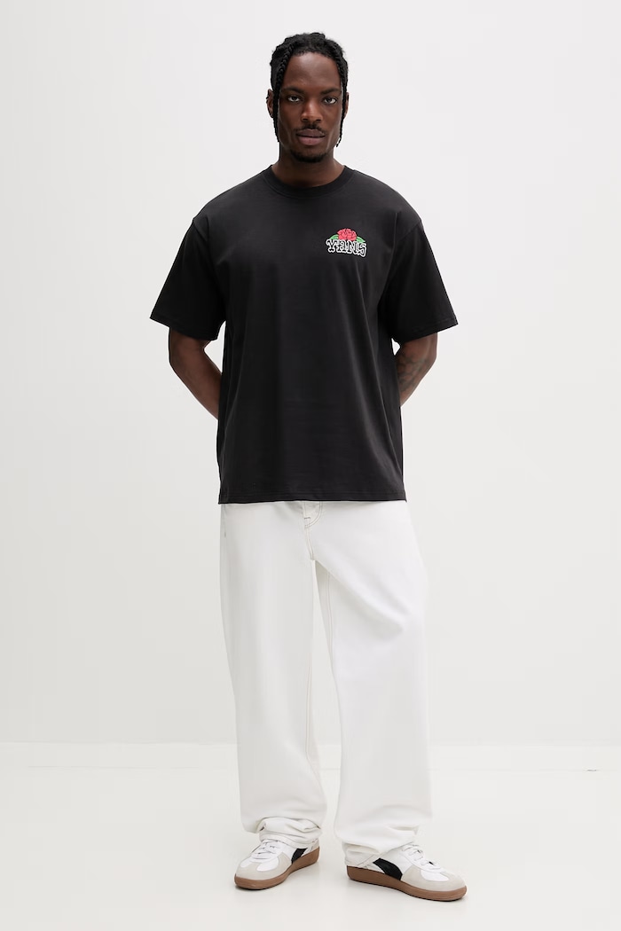Vans tricou basic pentru bărbați, din bumbac VN000VW1BLK1 negru SS26