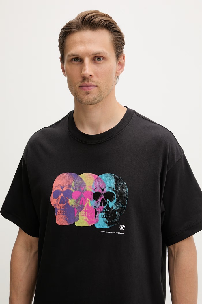 Vans tričko pánske bavlnené čierna VN000VYWBLK1