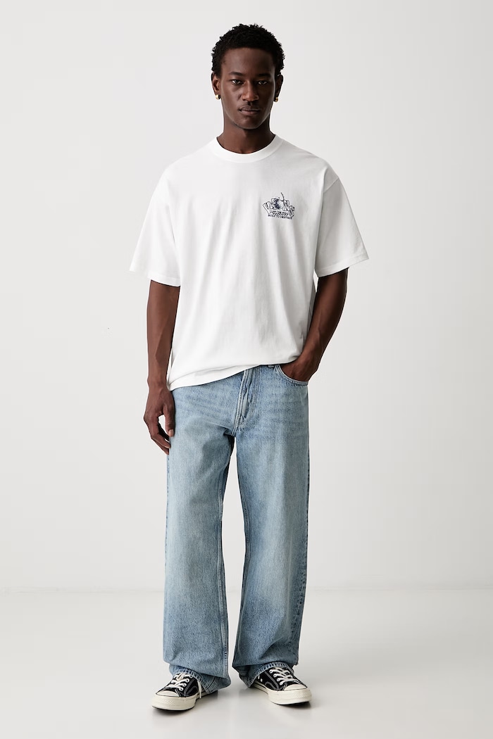 Vans T-shirt męski bawełniany VN000XHQWHT1 beżowy SS26