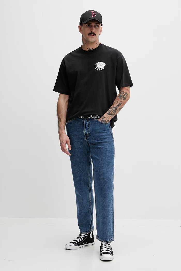 Vans pánske bavlnené tričko VN000XHRBLK1 čierna SS26