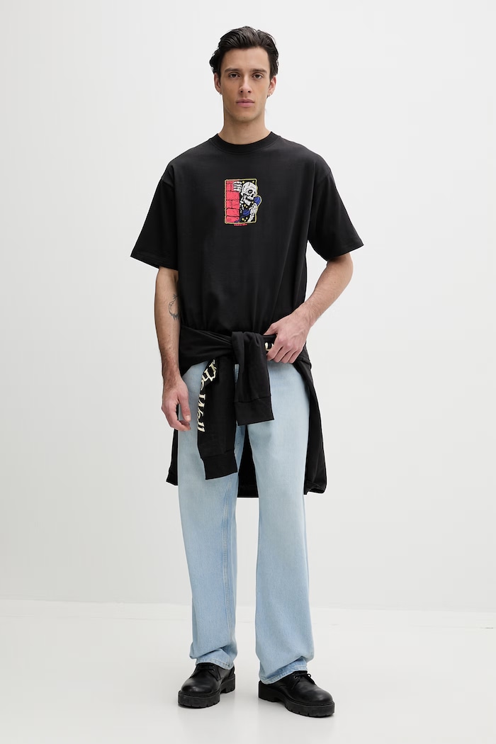 Vans tričko pánske bavlnené VN000XHSBLK1 čierna SS26