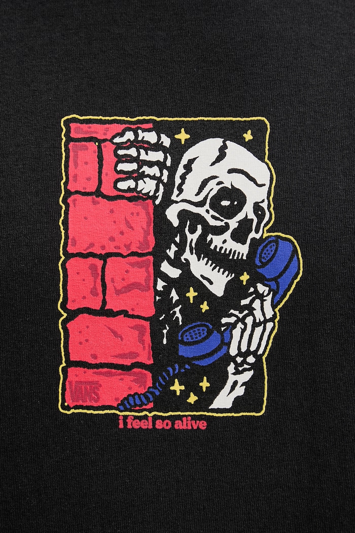 Vans tričko pánske bavlnené VN000XHSBLK1 čierna