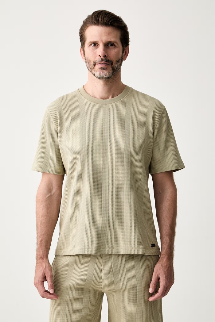 BOSS T-shirt męski Shirt zielony 50540567