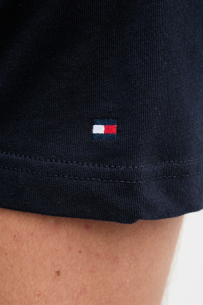 Tommy Hilfiger tričko pánske bavlnené MW0MW42389 tmavomodrá
