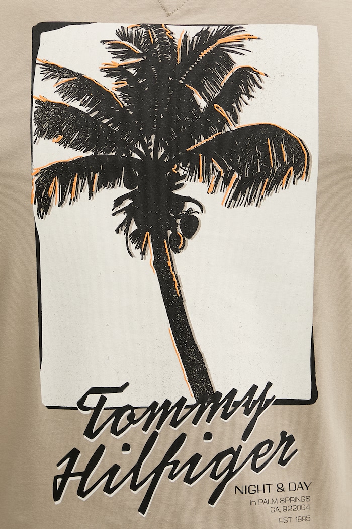 Tommy Hilfiger T-shirt męski bawełniany MW0MW42386 zielony