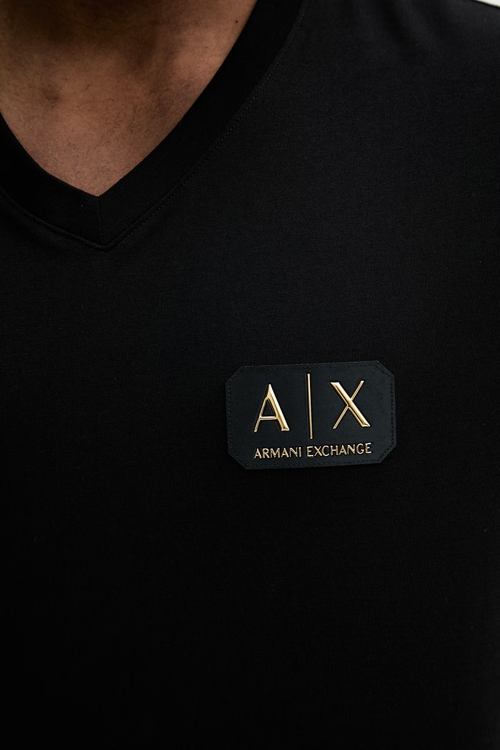 Armani Exchange t-shirt in cotone XM002179.AF12308 nero