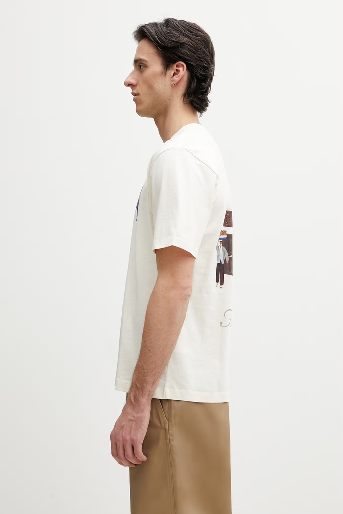 Filling Pieces Bakery t-shirt βαμβακερό Ανδρικό 412620500286.214 μπεζ SS26