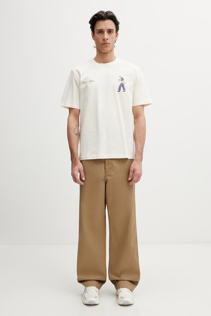 Filling Pieces Bakery t-shirt βαμβακερό Ανδρικό 412620500286.214 μπεζ