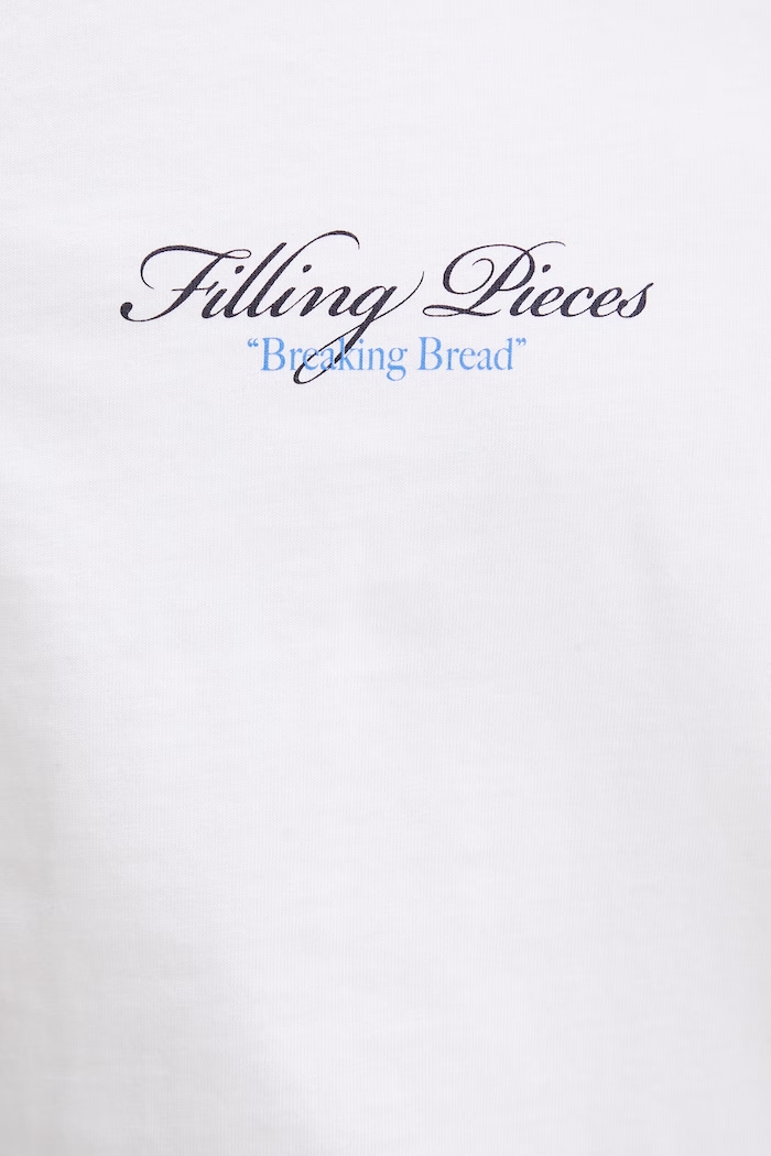 Filling Pieces tricou bărbătesc de bumbac Citrus 412620500290.110 alb