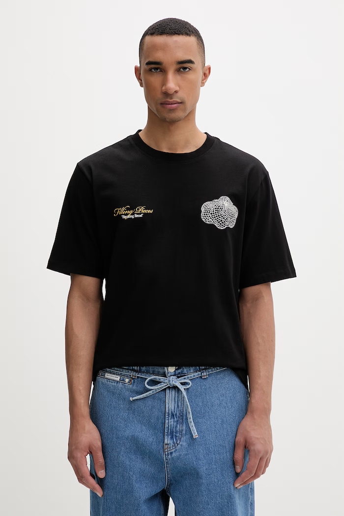 Îmbrăcăminte Filling Pieces tricou din bumbac Citrus 412620500290.130 negru