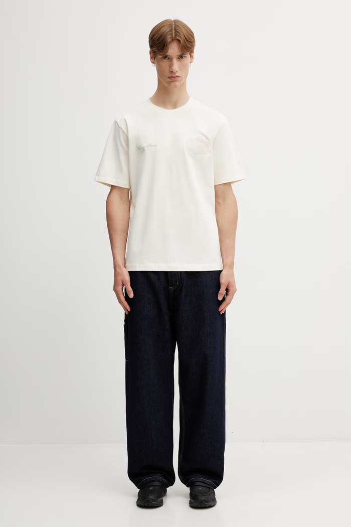 Filling Pieces Citrus tricou de bumbac pentru bărbați 412620500290.214 bej
