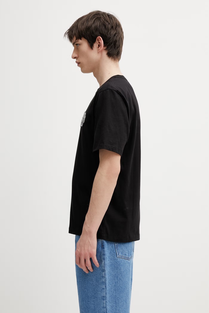 Filling Pieces Gowtu Tonal t-shirt βαμβακερό ανδρικό 422520500167.130 μαύρο SS26