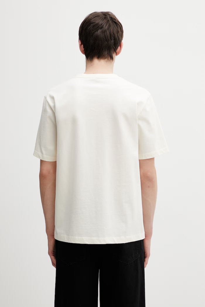 Ρούχα Filling Pieces Gowtu Tonal t-shirt βαμβακερό ανδρικό 422520500167.214 μπεζ