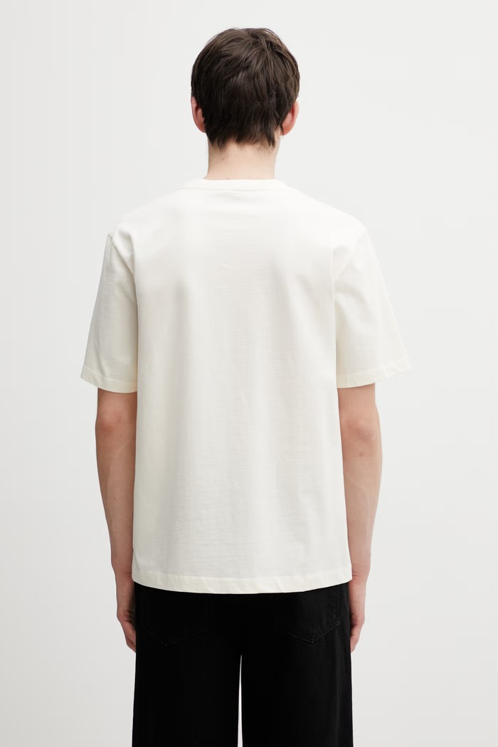 Ρούχα Filling Pieces Gowtu Tonal t-shirt βαμβακερό ανδρικό 422520500167.214 μπεζ