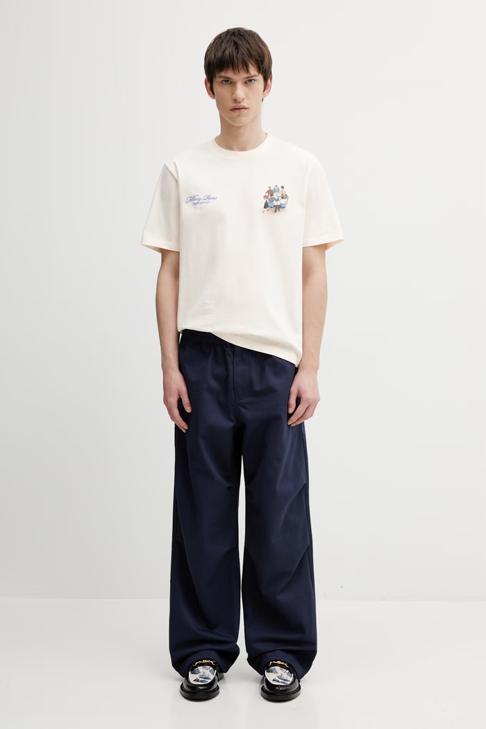 Filling Pieces Pepper T-shirt bawełniany męski 412620500285.214 beżowy