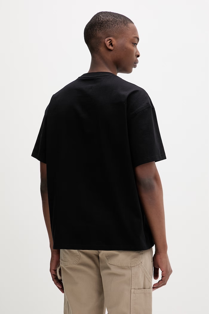 Îmbrăcăminte Dickies tricou pentru bărbați, din bumbac DK0A88PDBLK1 negru