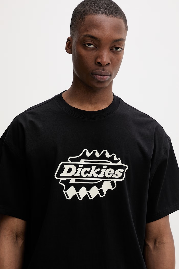 Dickies tricou pentru bărbați, din bumbac negru DK0A88PDBLK1