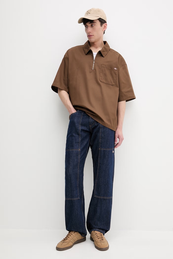 Dickies polo tričko pánske DK0A88PI0TB1 hnedá SS26
