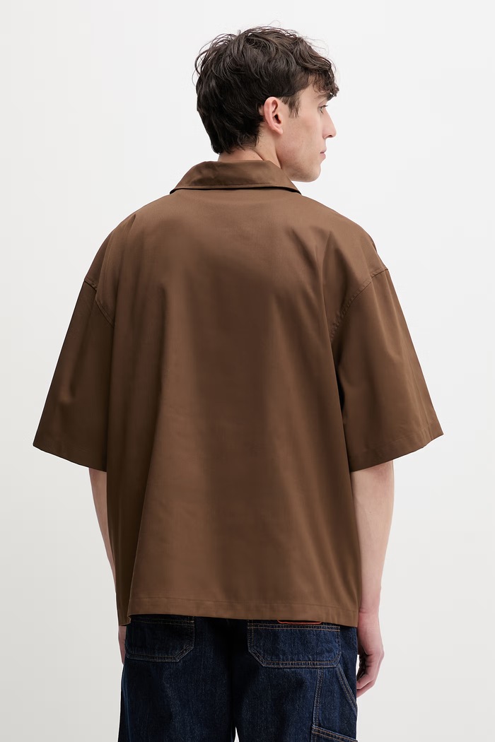 Oblečenie Dickies polo tričko pánske DK0A88PI0TB1 hnedá