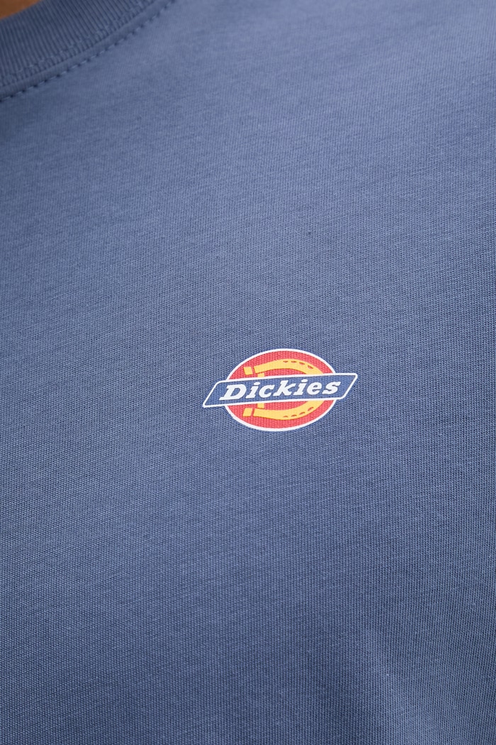 Bavlnené tričko Dickies DK0A4XDBRI21 modrá