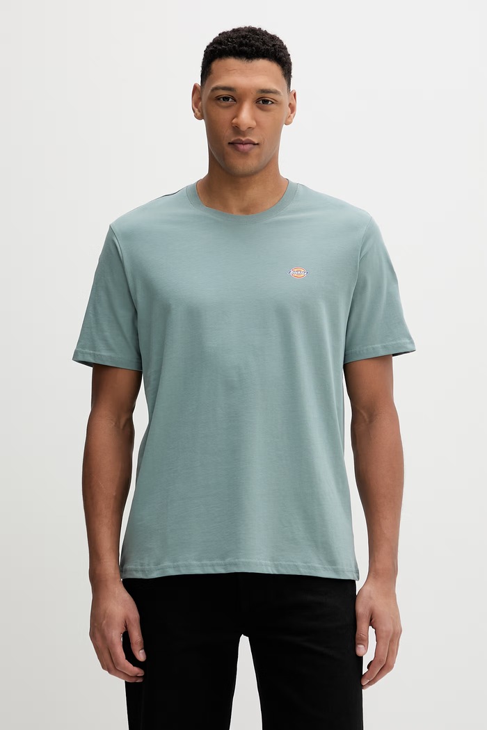 Bavlnené tričko Dickies relaxed zelená DK0A4XDBL371