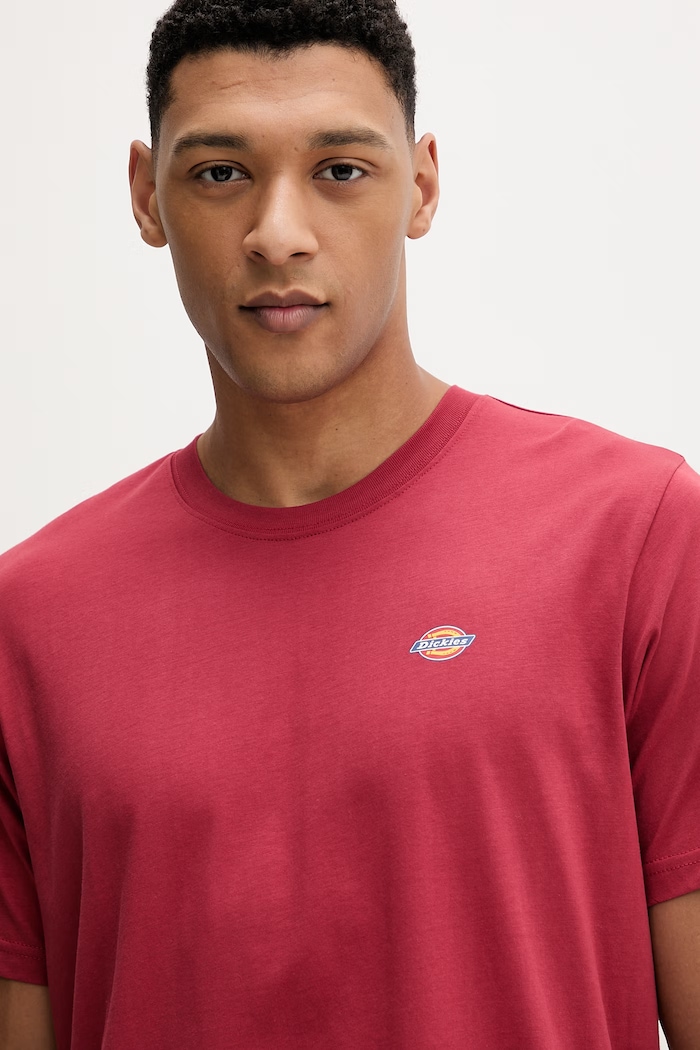 Bavlnené tričko Dickies červená DK0A4XDBL331