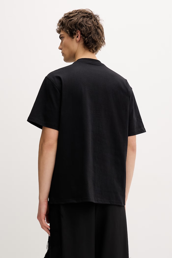 Ρούχα Dickies T-shirt ανδρικό βαμβακερό DK0A89ENBLK1 μαύρο