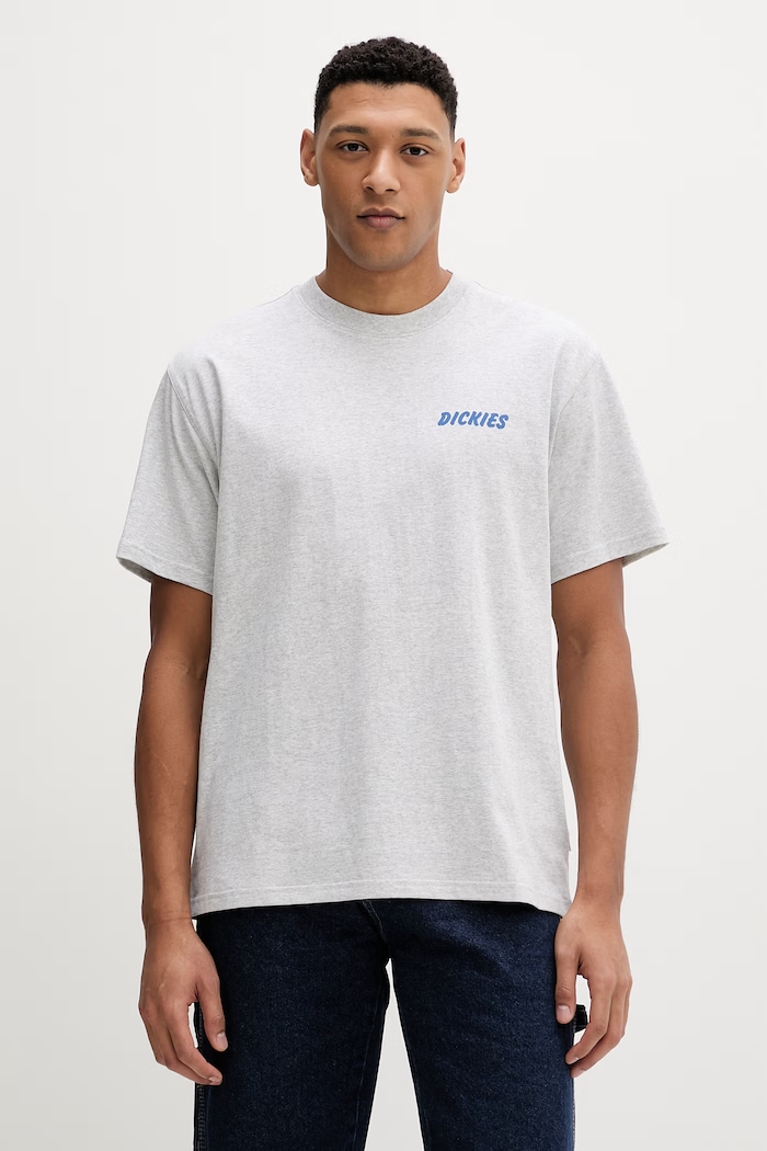Oblečenie Bavlnené tričko Dickies DK0A8853A281 sivá