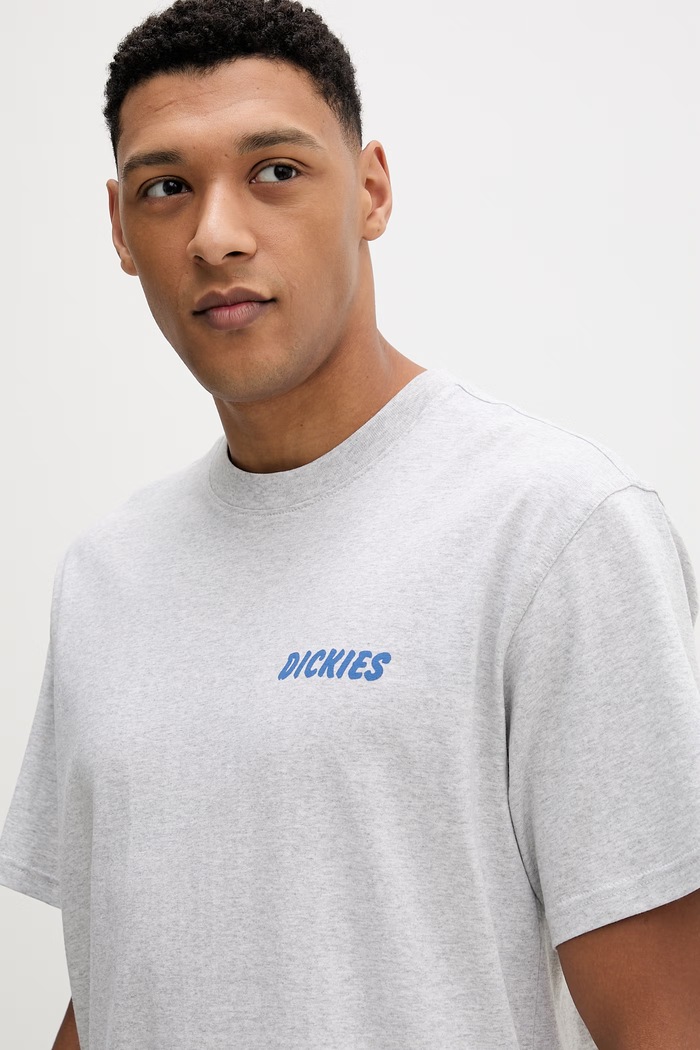 Bavlnené tričko Dickies sivá DK0A8853A281