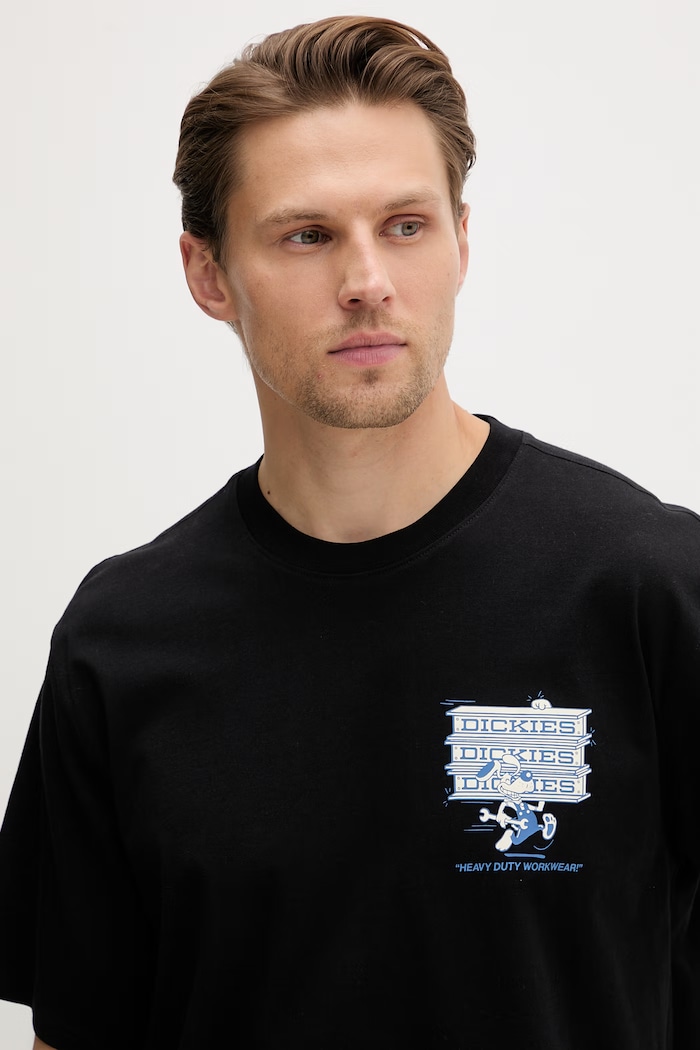 Dickies T-shirt męski bawełniany czarny DK0A88JHBLK1