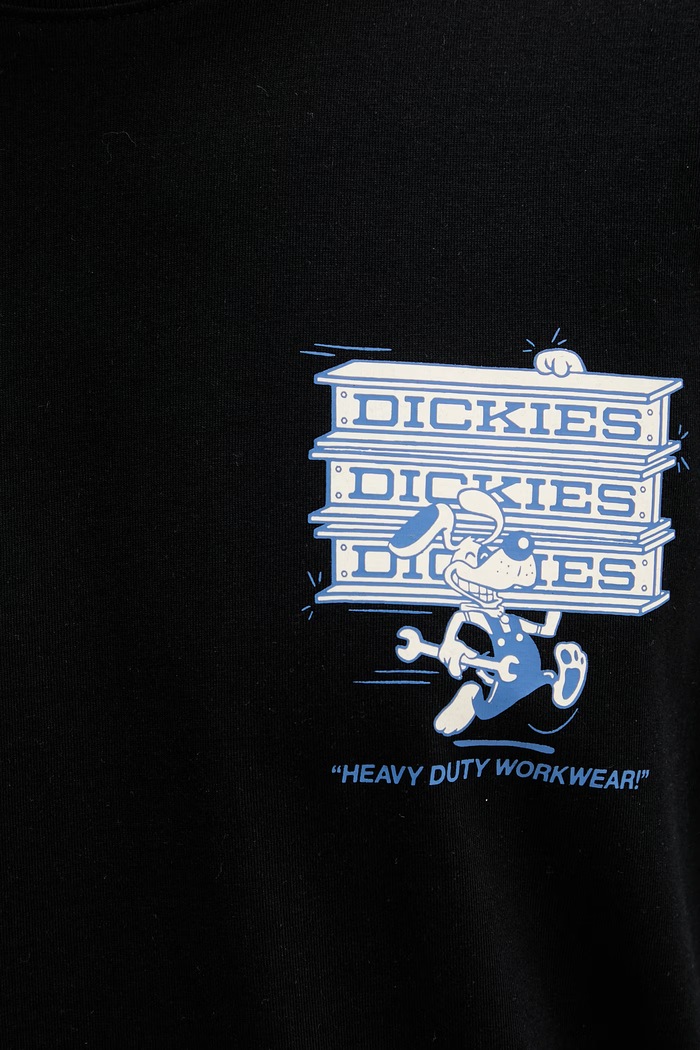 Dickies T-shirt męski bawełniany DK0A88JHBLK1 czarny