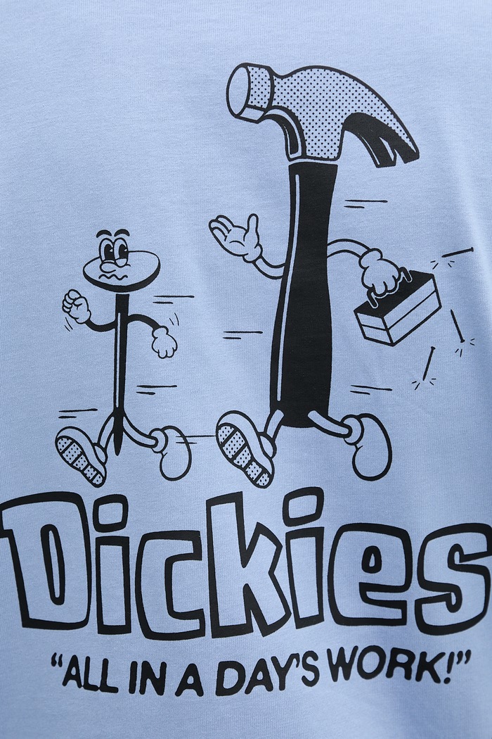 Dickies T-shirt męski bawełniany DK0A88GEL391 niebieski