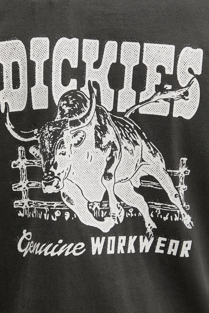 Dickies T-shirt Ανδρικό βαμβάκι DK0A883BBLK1 γκρί