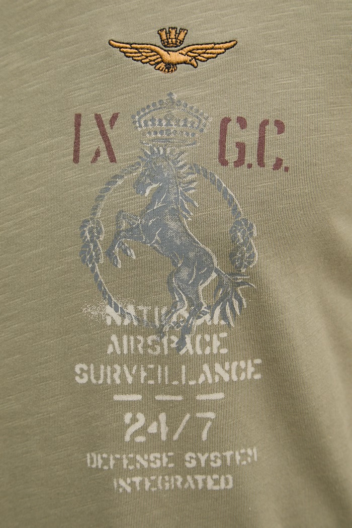 Aeronautica Militare t-shirt bawełniany TS2543UJ00686