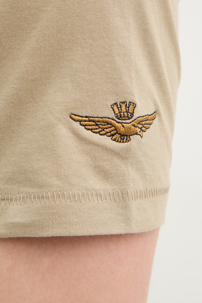 Aeronautica Militare t-shirt bawełniany TS2538UJ00727 zielony