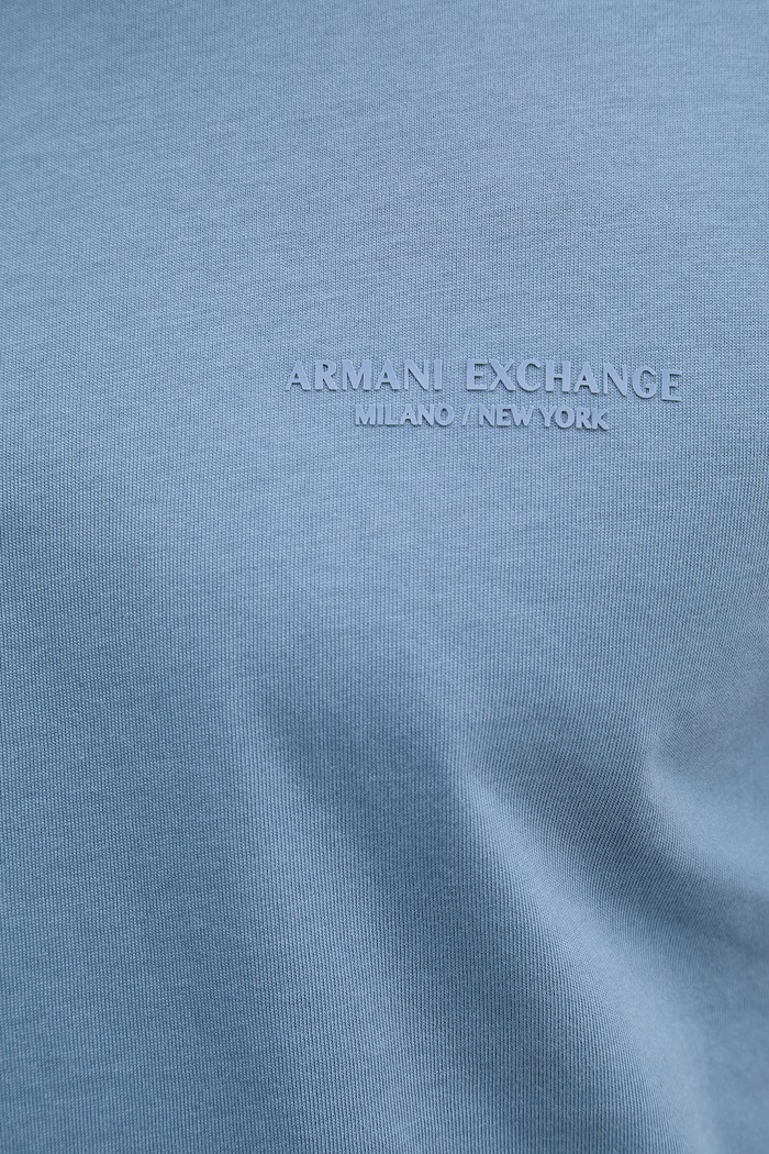 Armani Exchange tricou pentru bărbați, din bumbac XM001281.AF10361 albastru