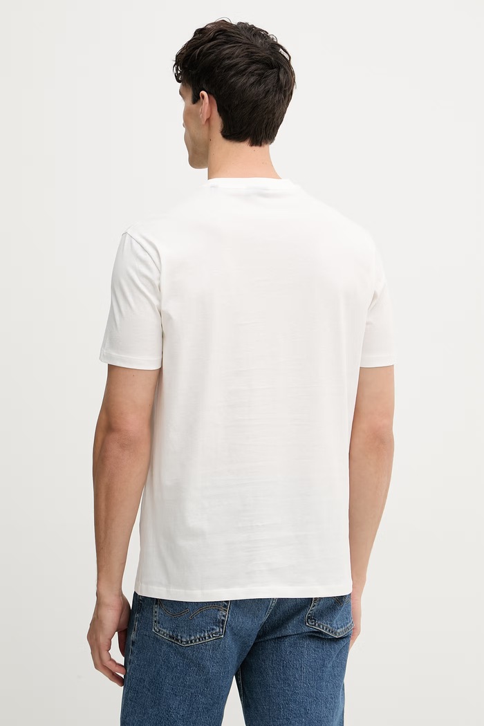 Oblečení Armani Exchange pánské bavlněné tričko XM002450.AF10356 béžová