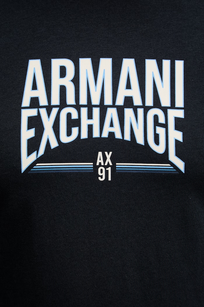 Armani Exchange tricou pentru bărbați, din bumbac XM002452.AF10334 negru