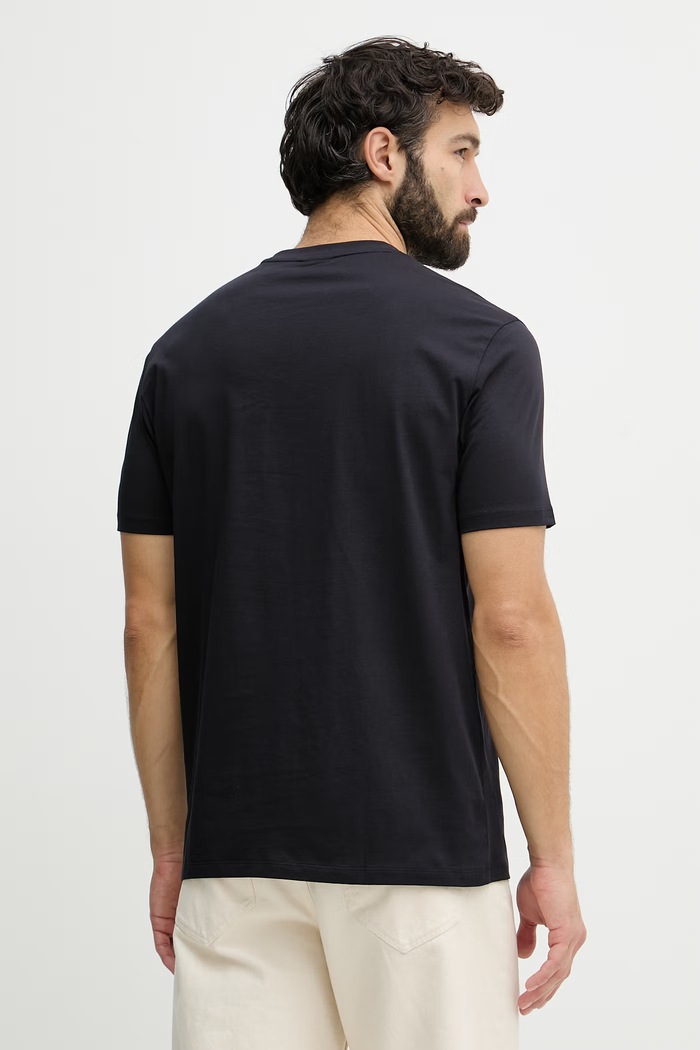 Oblačila Armani Exchange kratka majica moška bombažna XM002456.AF10356 mornarsko modra
