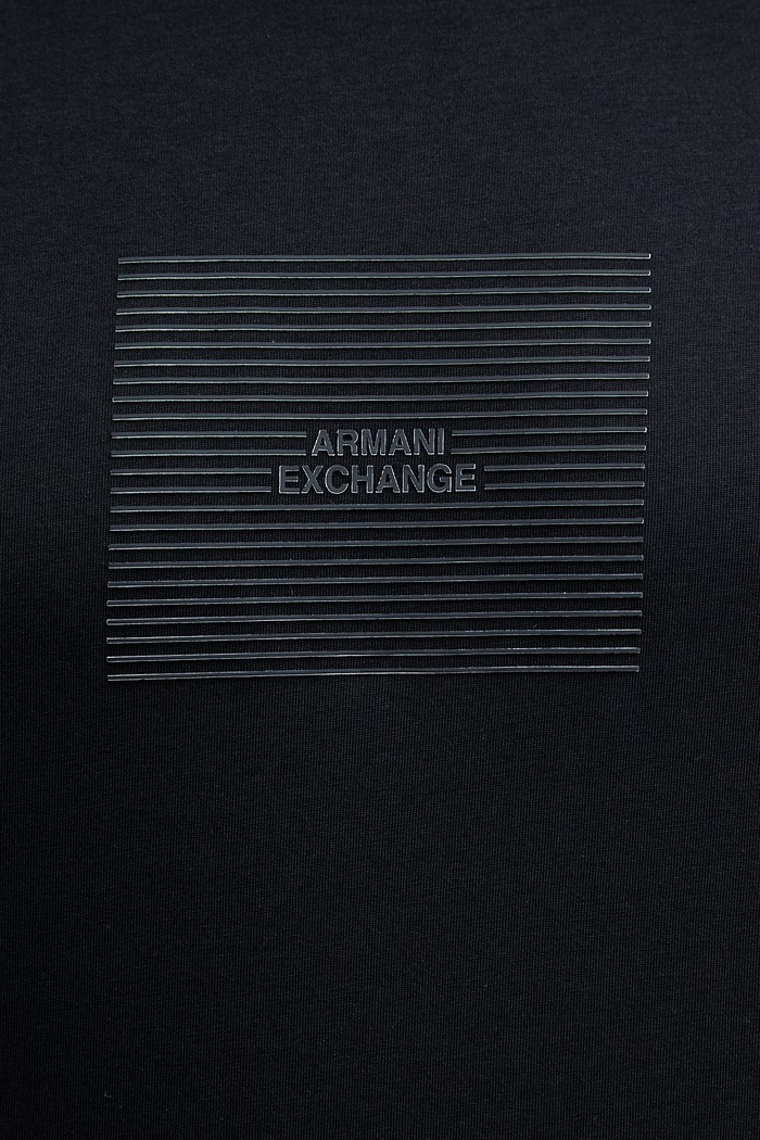 Armani Exchange kratka majica moška bombažna XM002456.AF10356 mornarsko modra