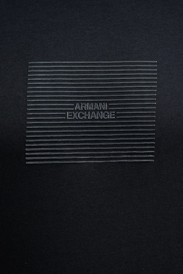 Armani Exchange kratka majica moška bombažna XM002456.AF10356 mornarsko modra