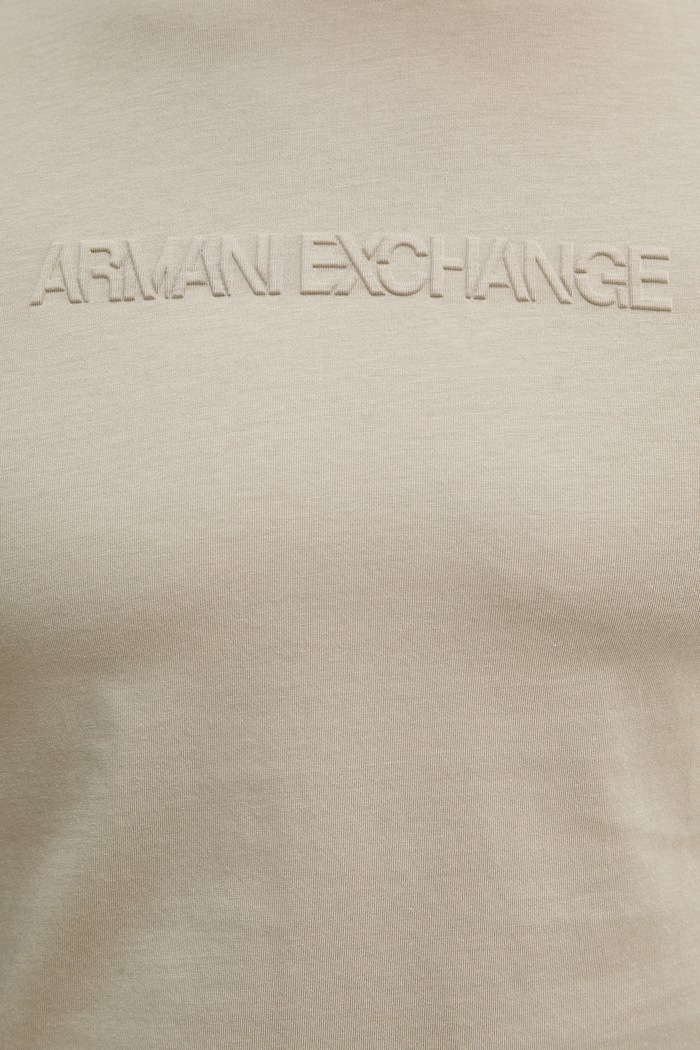 Armani Exchange tricou pentru bărbați, din bumbac XM002467.AF10356 bej