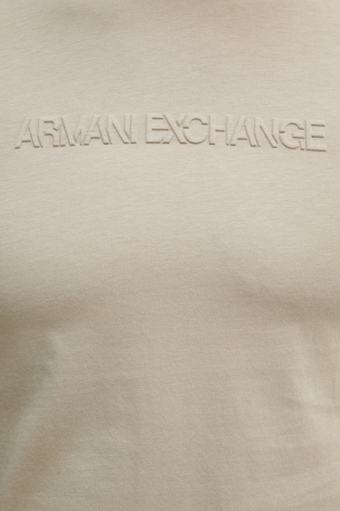 Armani Exchange tricou pentru bărbați, din bumbac XM002467.AF10356 bej