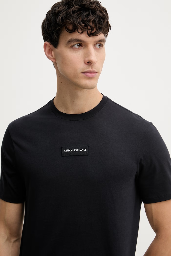 Armani Exchange Тениска мъжка памучна тъмносин XM002471.AF10356
