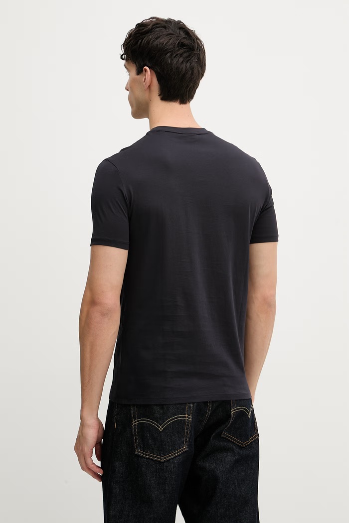 Oblečení Armani Exchange tričko pánské bavlněné XM002472.AF10356 námořnická modř