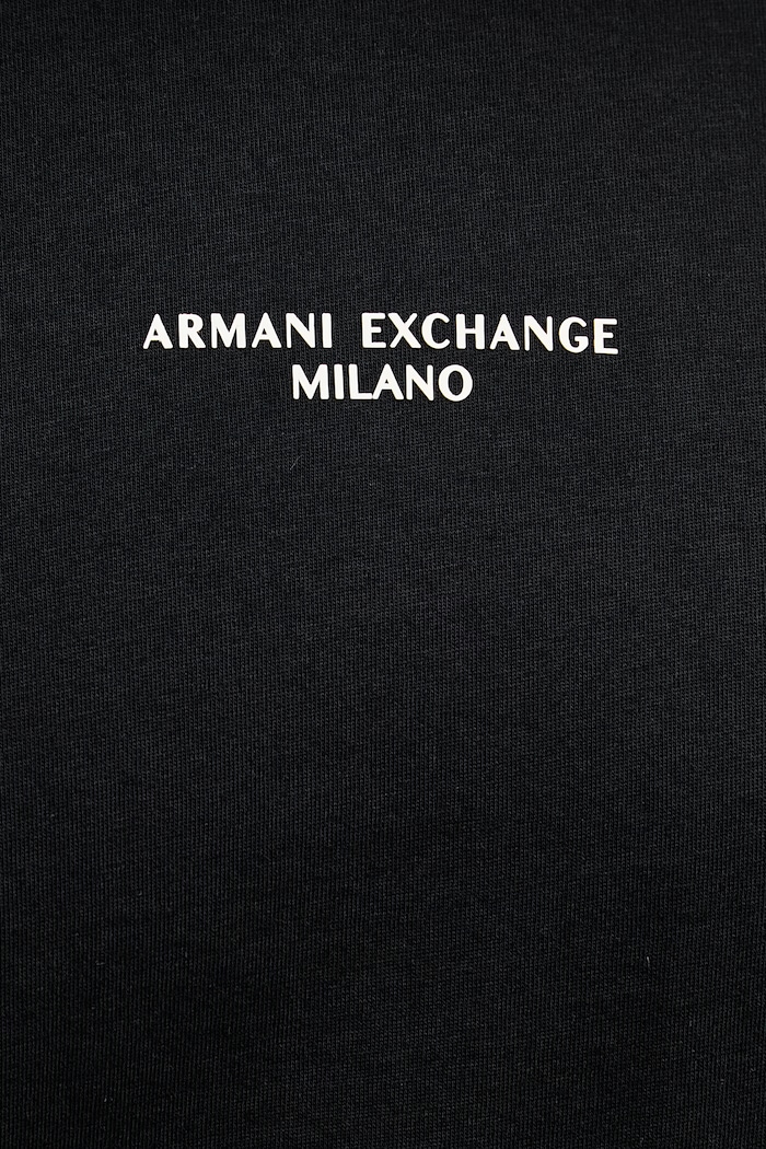 Armani Exchange kratka majica moška bombažna XM002492.AF10356 črna