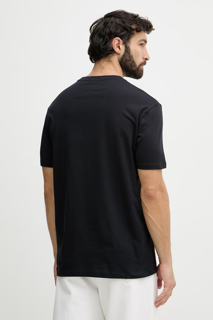 Oblečení Armani Exchange tričko pánské bavlněné XM002520.AF10334 námořnická modř