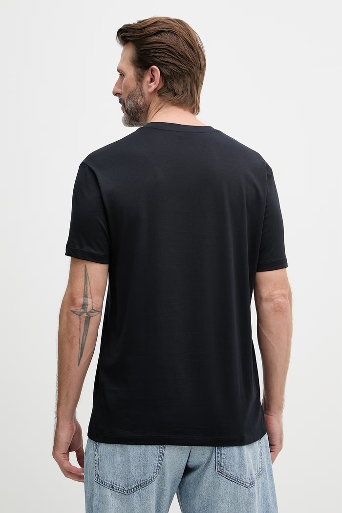 Oblačila Armani Exchange kratka majica moška bombažna XM002780.AF10358 mornarsko modra