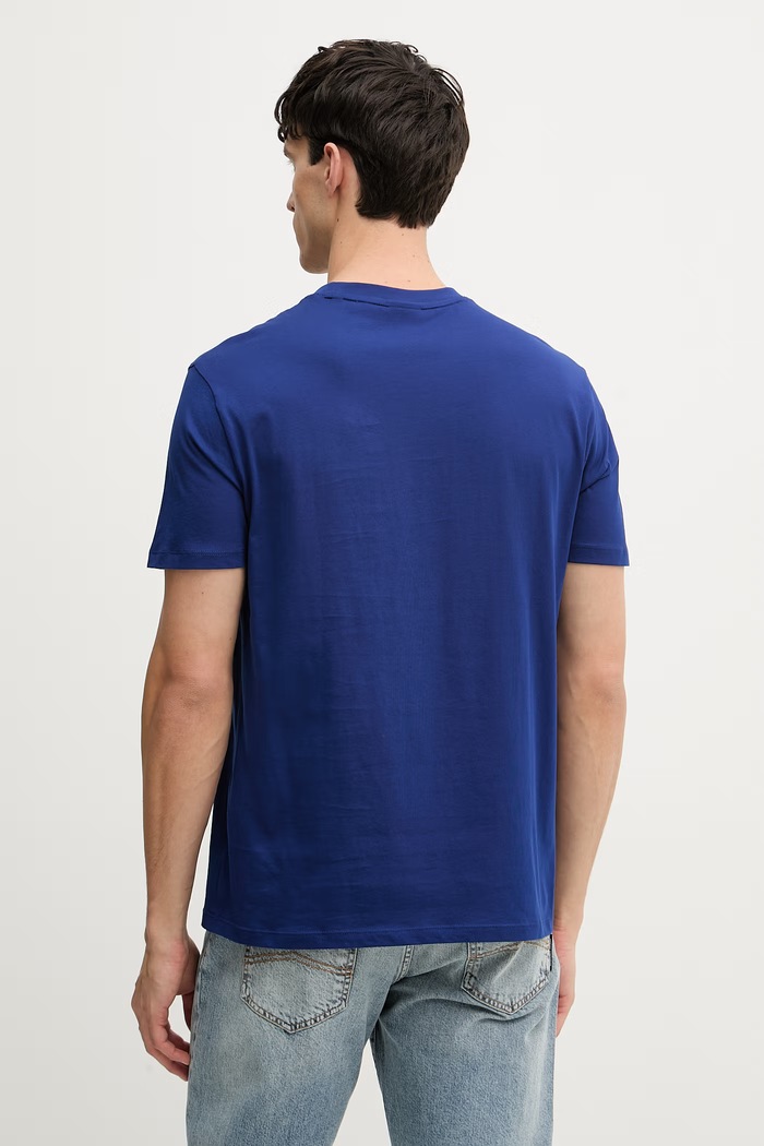 Îmbrăcăminte Armani Exchange tricou bărbătesc din bumbac XM002782.AF10356 bleumarin